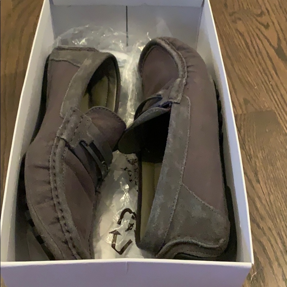 Calvin Klein Derek Linen Canvas Slip-on Loafers - Picture 8 of 8
